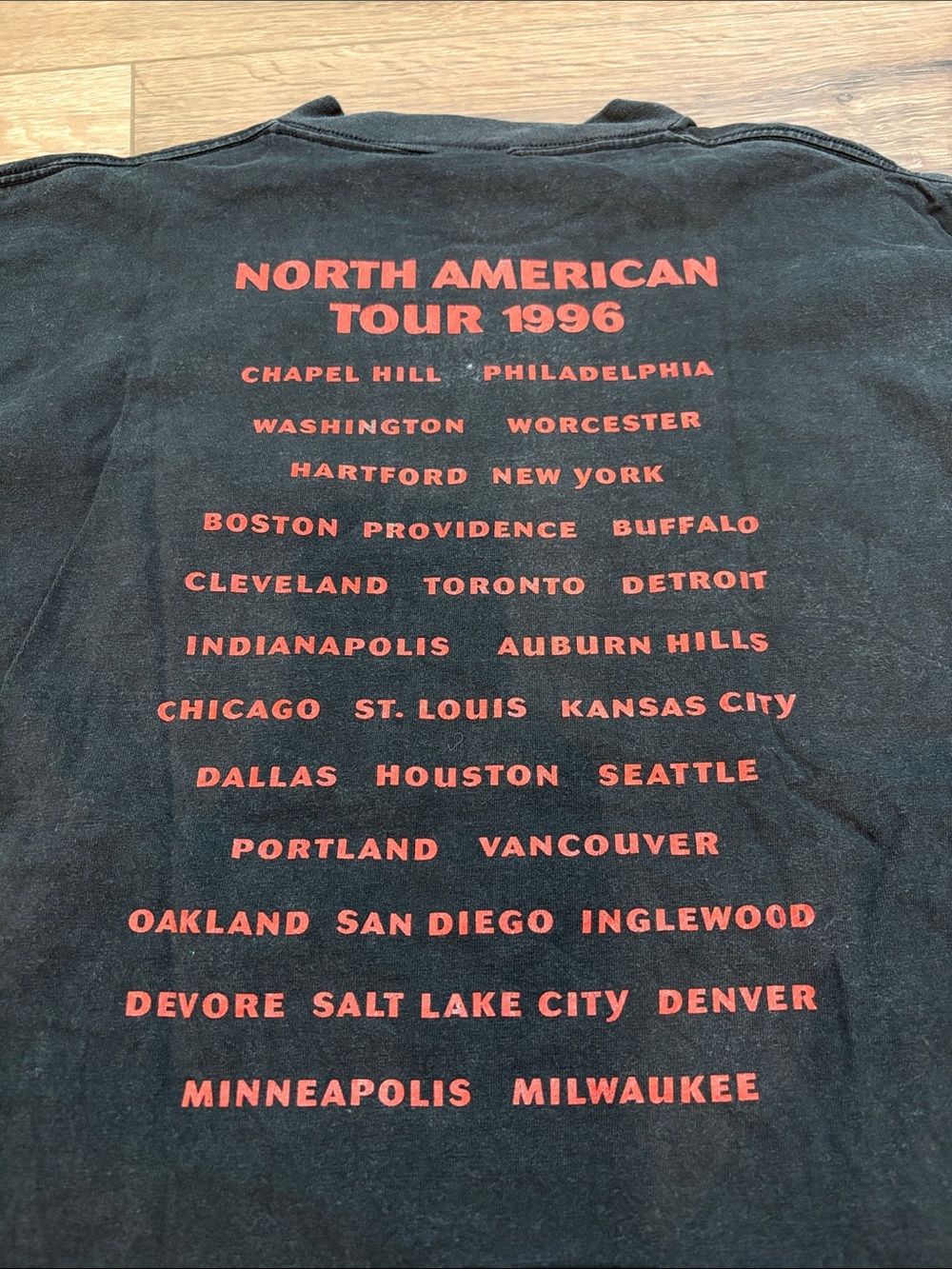 1996 Bob Seger and the silver bullet Band Tee Rare Vintage Concert Tour XL - Picture 4 of 4